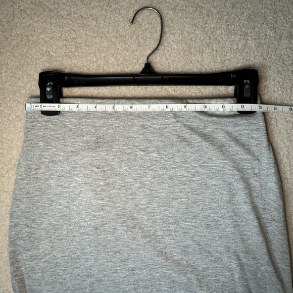 LUSH Gray Twist Skirt - Picture 7 of 9